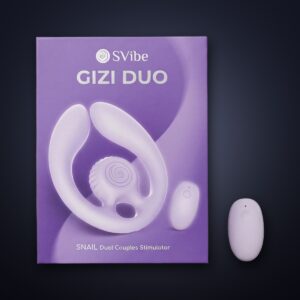 GIZI DUO - ויברטור זוגי SNAIL VIBE - נטען