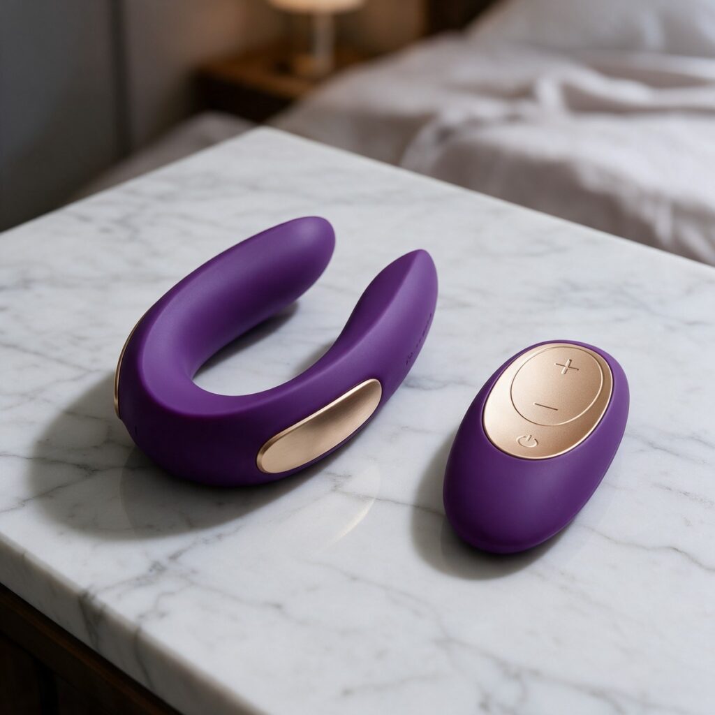 Satisfyer Partner - ויברטור זוגי - נטען - עם שלט